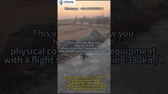 First-person view of hybrid interception drone equipment