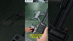 Introduction to handheld detection equipment and how to use it #antidrone