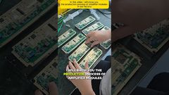 Production process of power amplifier modules for countering drones revealed #antidrone #drone